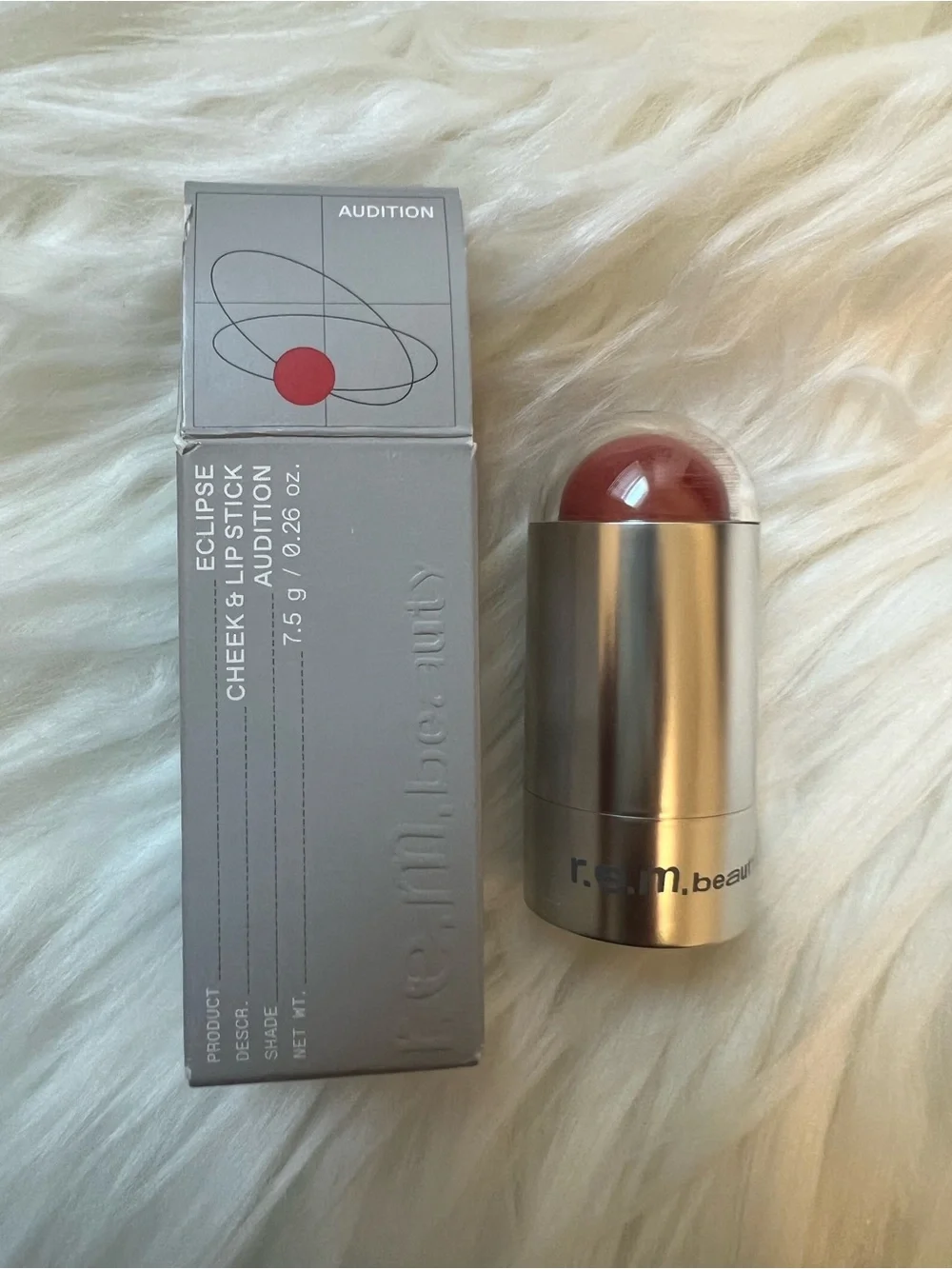 5/$35 NIB r.e.m beauty cheek & lipstick in shade audition retails $26.00 USD